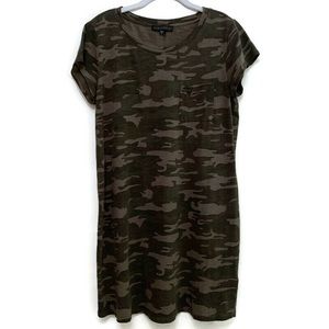 Sanctuary Camo Tee Shirt Dress-Small